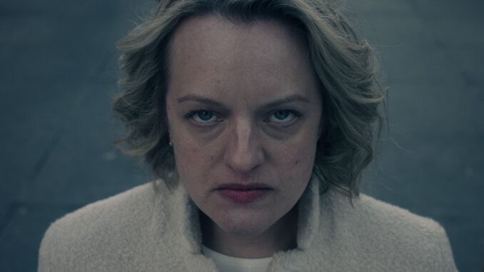 The Handmaids Tale Hulu's first look at Season 5 of The Handmaid's Tale starring Elizabeth Moss. Image courtesy of Hulu.